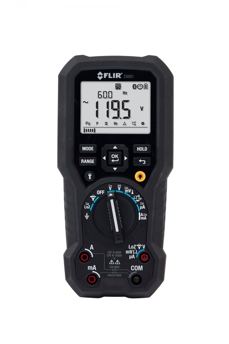 FLIR introduceert de FLIR DM91 industriële True RMS multimeter